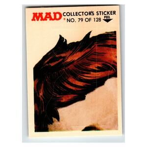 MAD Collectors Sticker No.79 Fleer 1983 Vintage